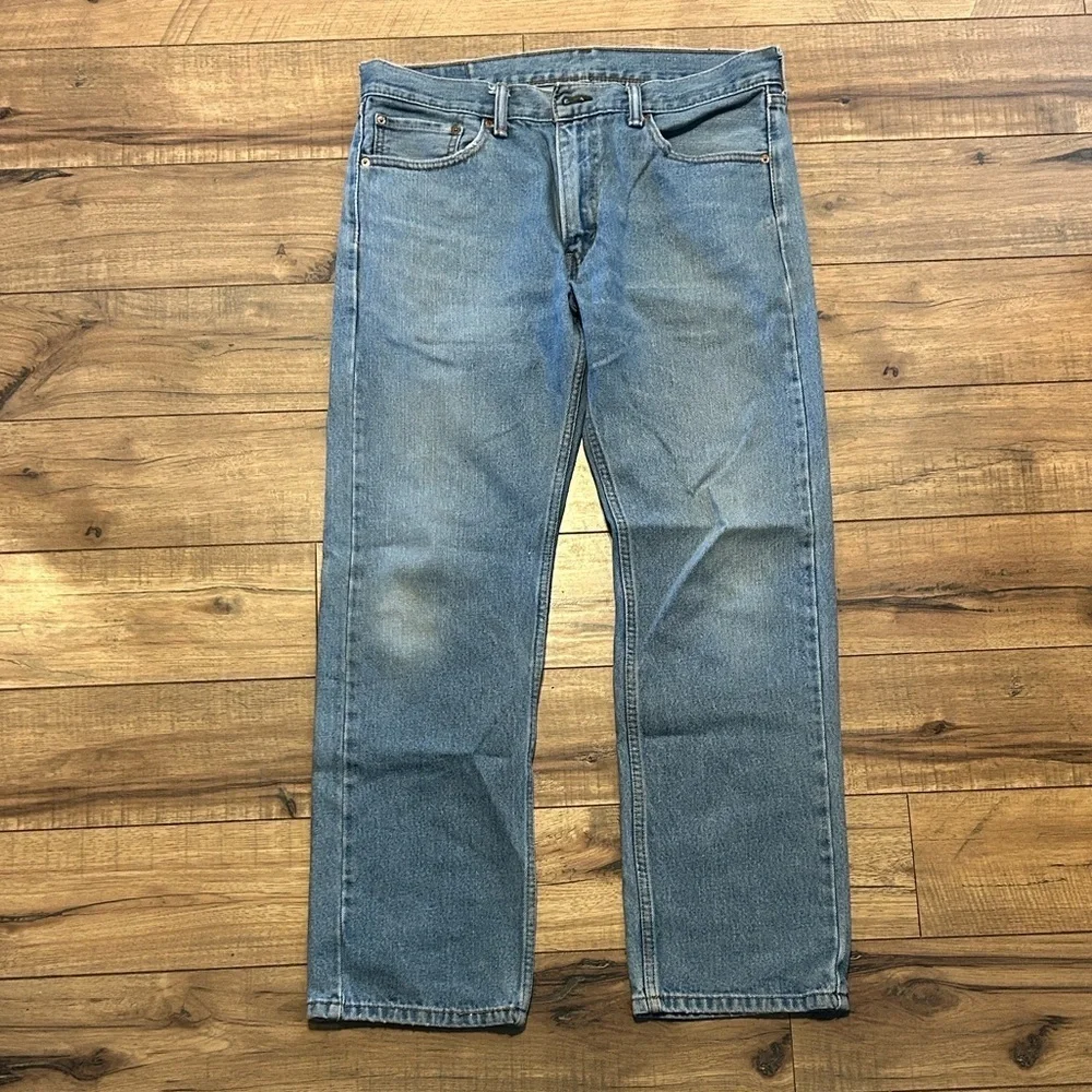 Levi's Men's Classic Straight Light Blue Jeans 505